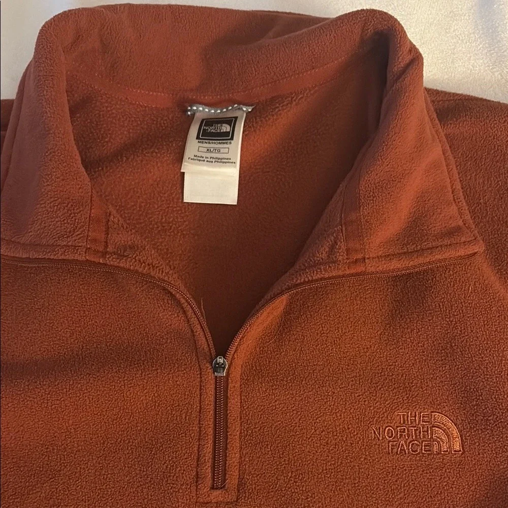 The North Face Burnt Orange Fleece‎ Pullover
